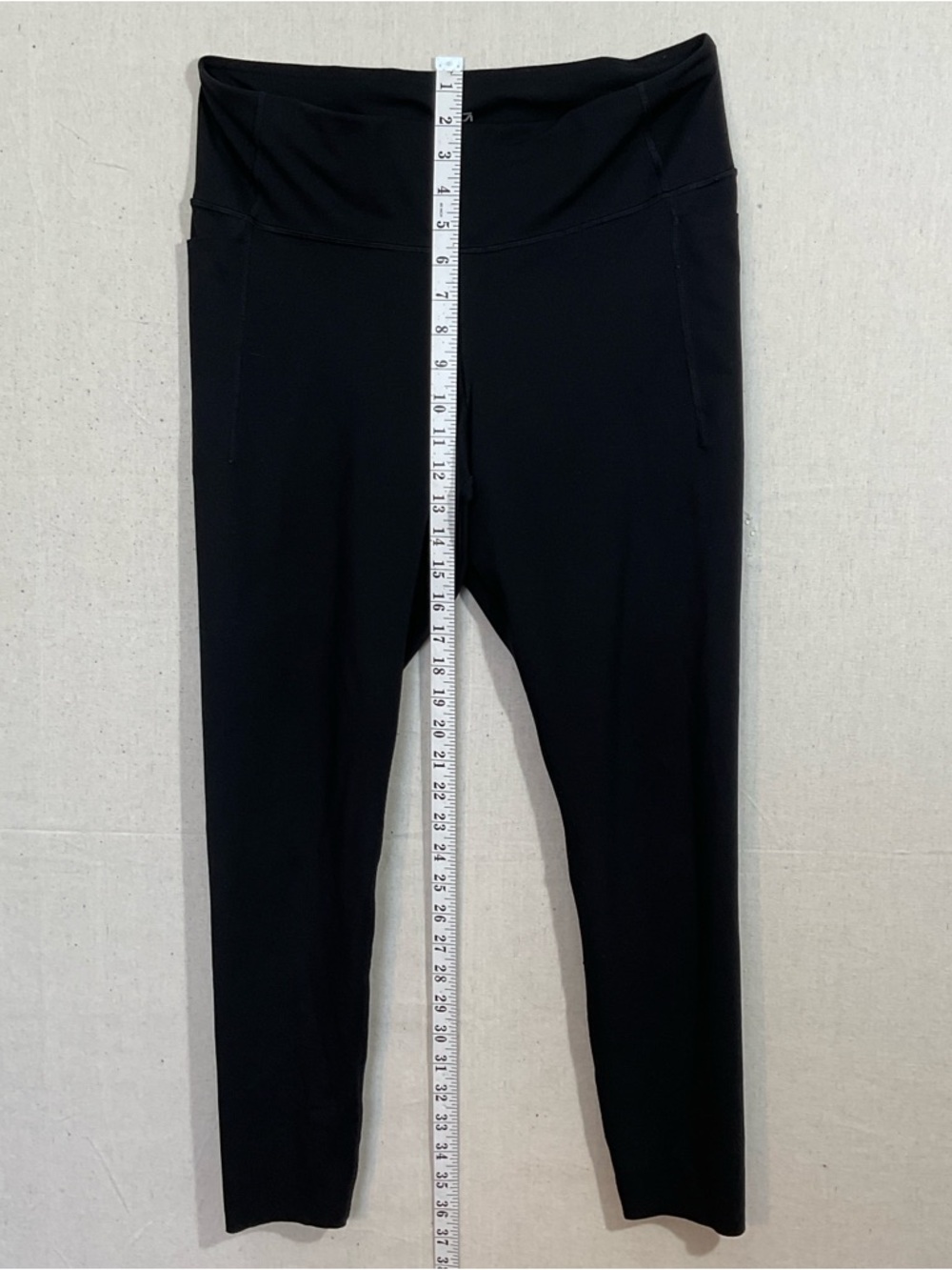 GAPFIT Black High Rise Power Leggings Side Pockets /Large/  Workout A++